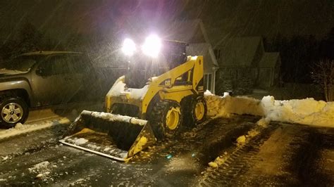 skid steer garage|Building a parking lot and first job for new skid steer.